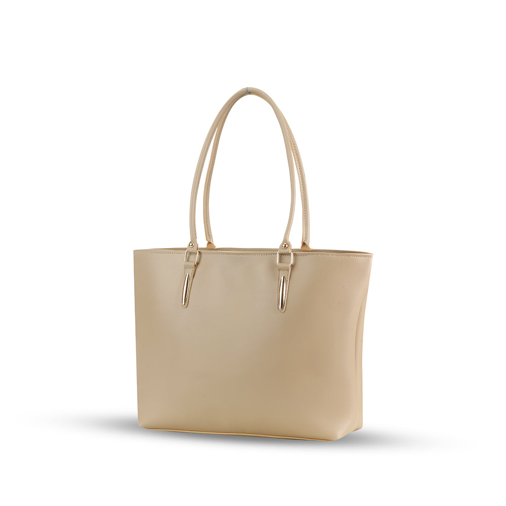 Baglo Beige Sky Tote Bag