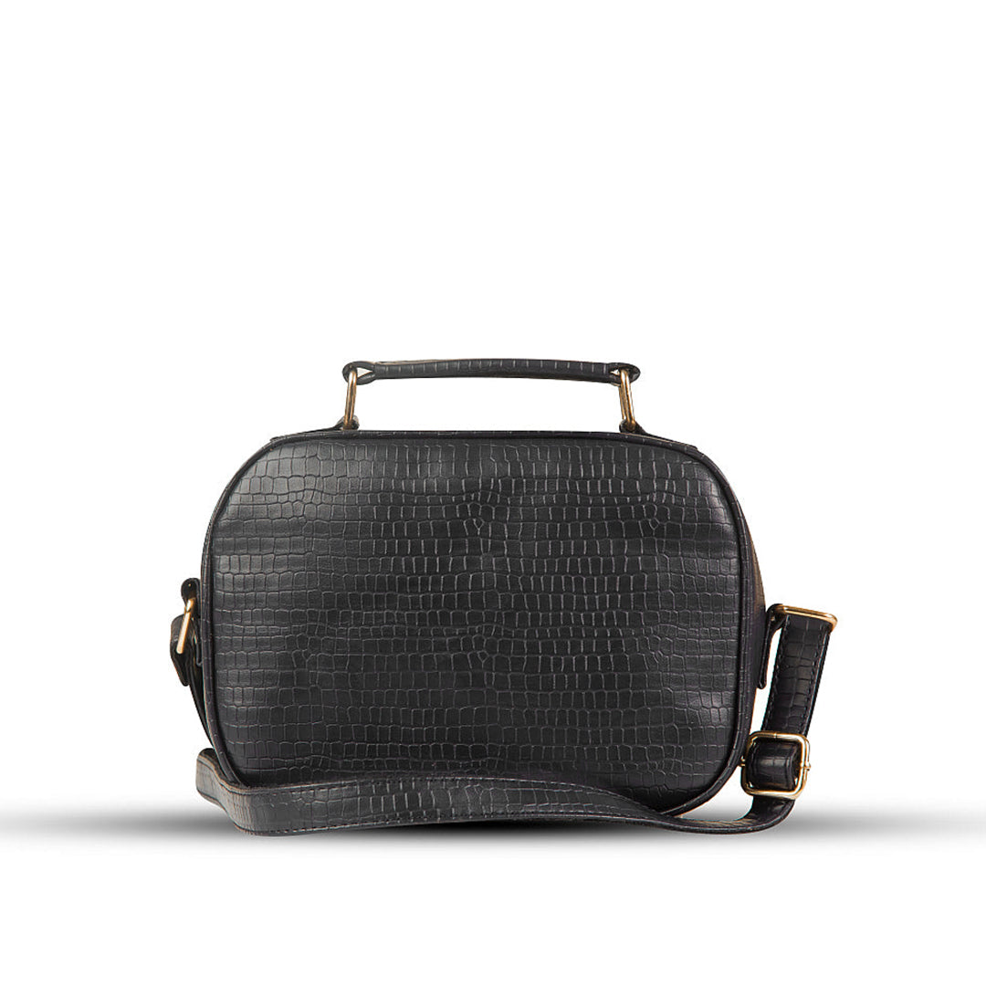 Baglo Black Edge Handbag