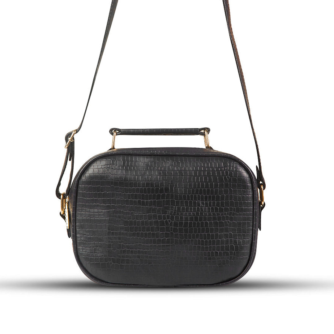 Baglo Black Edge Handbag