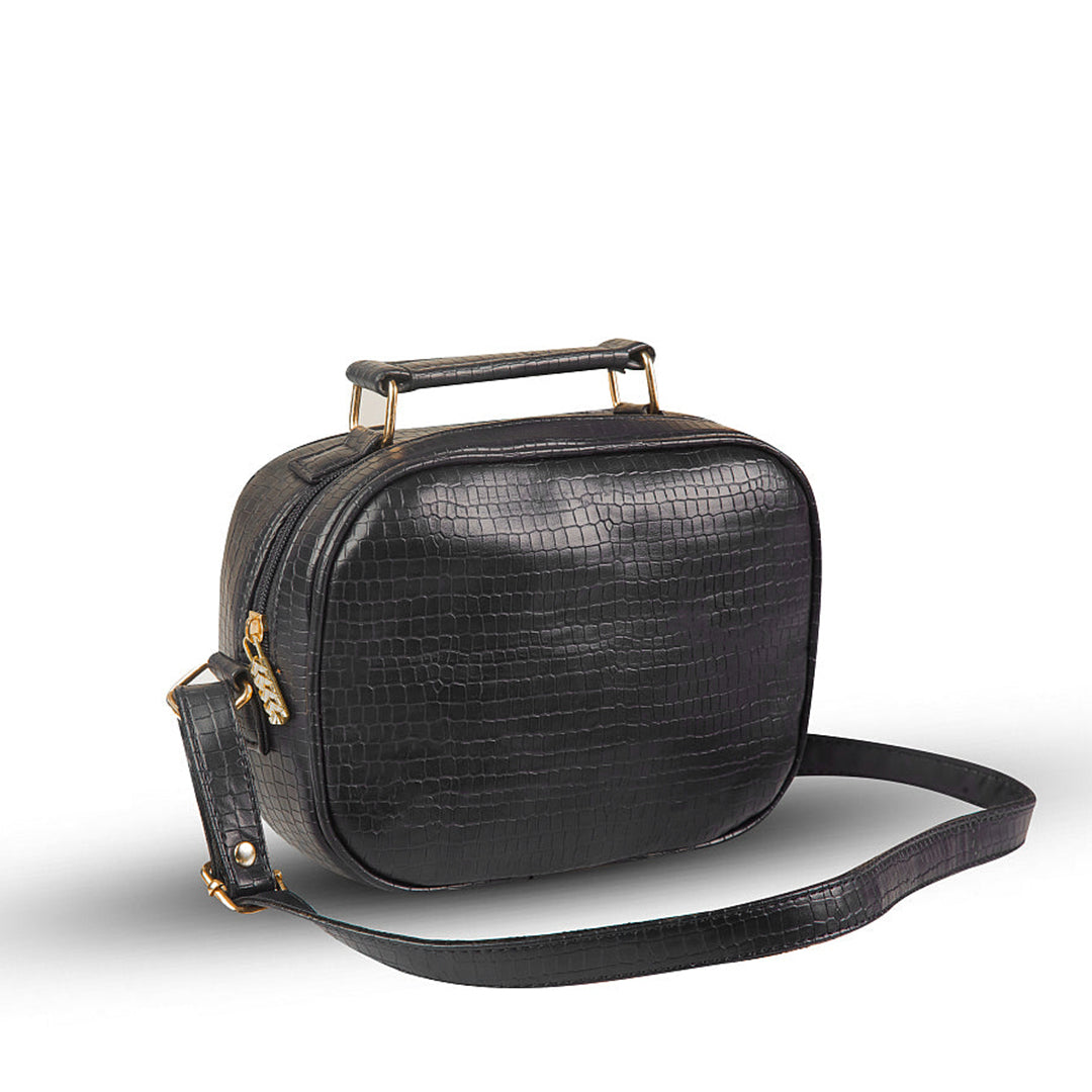 Baglo Black Edge Handbag