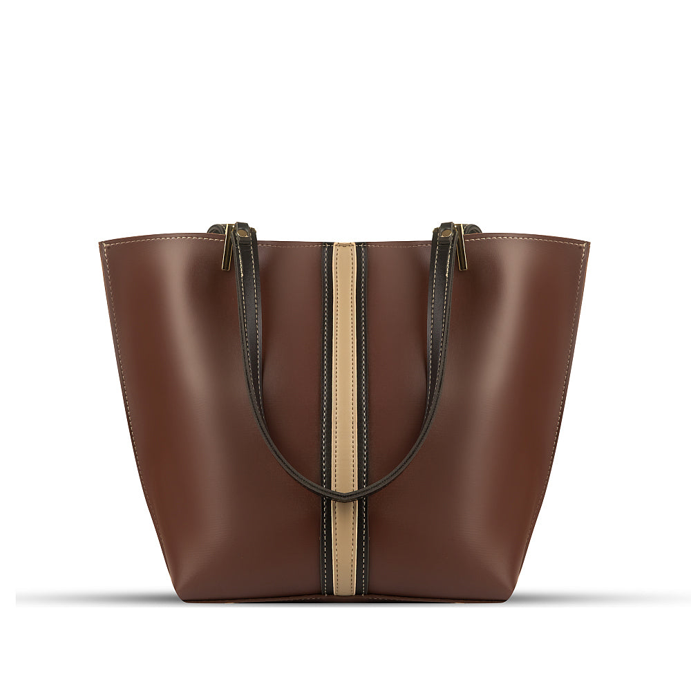 Baglo Brown Celeste Tote Bag