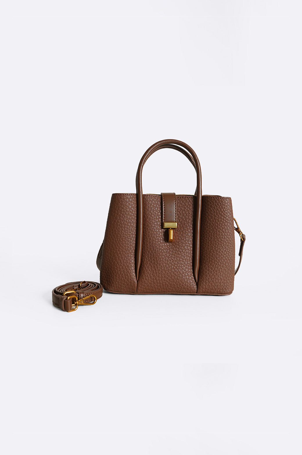 Baglo Brown Lux Tote Bag