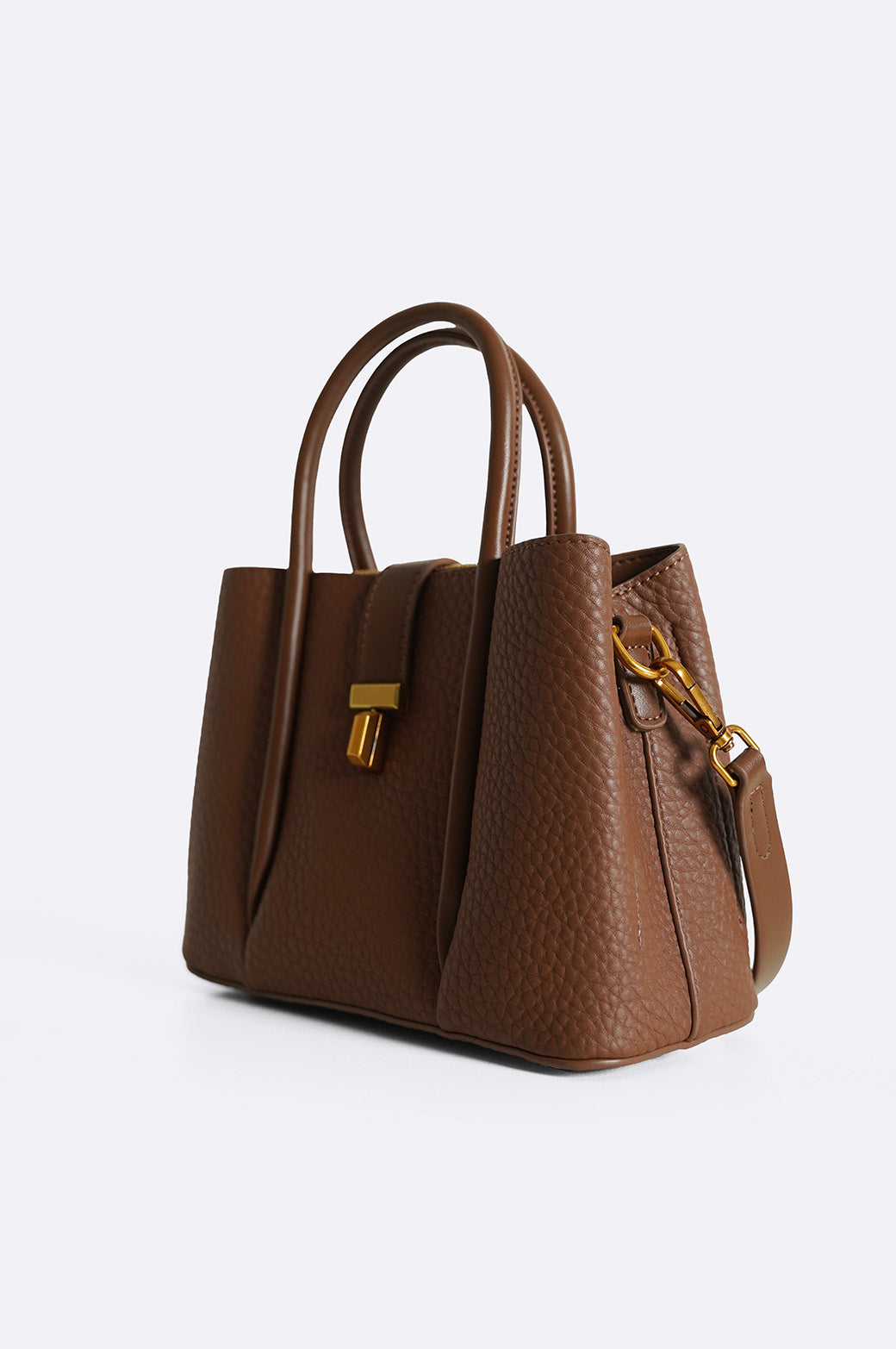 Baglo Brown Lux Tote Bag