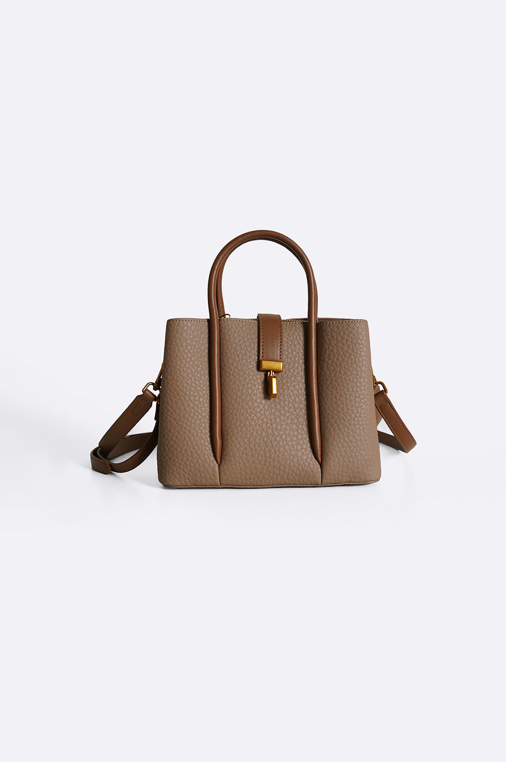 Baglo Brown Lux Tote Bag