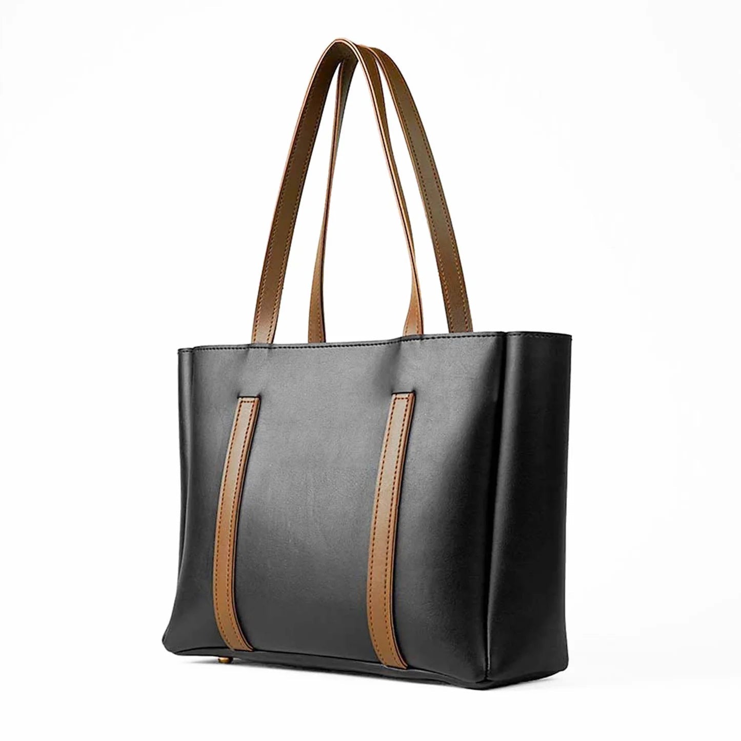 Baglo Black Iris Tote Bag