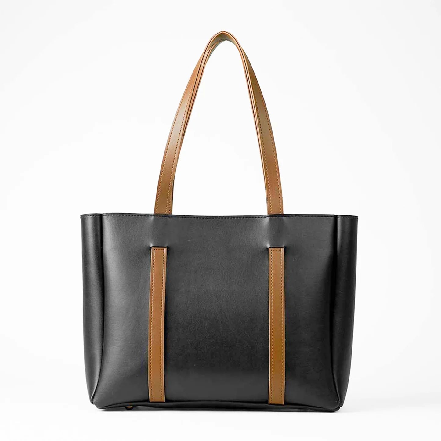 Baglo Black Iris Tote Bag